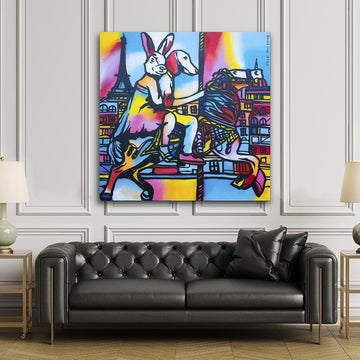 They would never forget Paris (Original Painting)