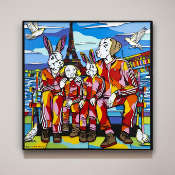 The Family of Kindness in Paris (Original Painting)