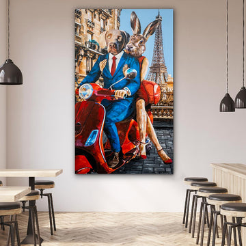 This was Paris living (Original Painting)