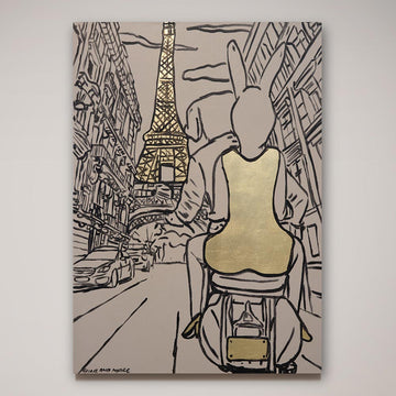 Paris Here We Come (Original Painting)