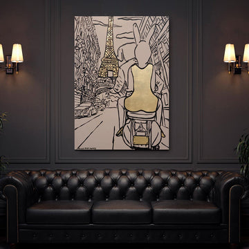 Paris Here We Come (Original Painting)