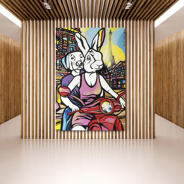 They Had Paris on Their Mind (Original Painting)