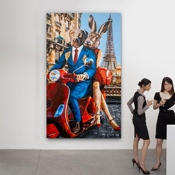 This was Paris living (Original Painting)