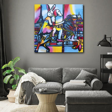 They would never forget Paris (Original Painting)