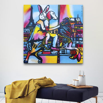 They would never forget Paris (Original Painting)