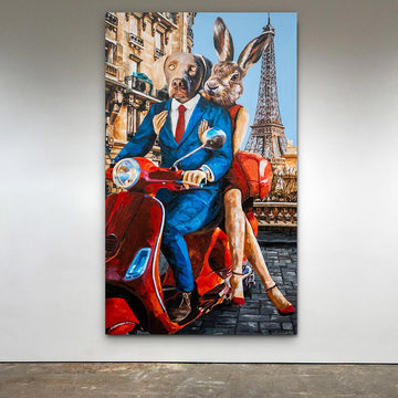 This was Paris living (Original Painting)