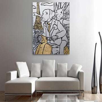 Paris a Go Go (Original Painting)