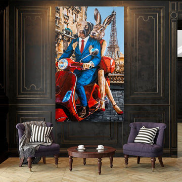 This was Paris living (Original Painting)