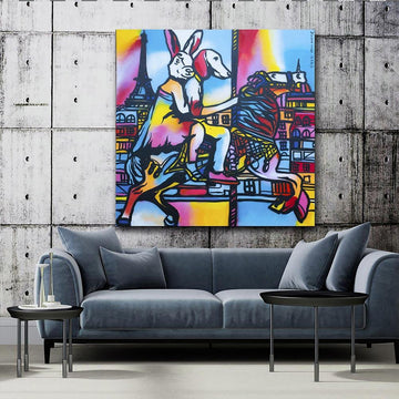 They would never forget Paris (Original Painting)