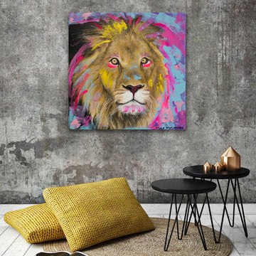 Through his eyes he could see passion (Original Painting)