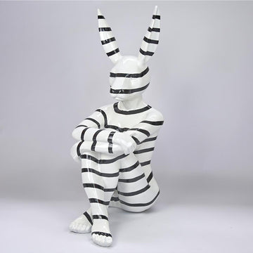 Splash Pop Lost Rabbit (Fibreglass Sculpture)