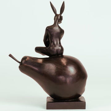 She Was Pearfect Just the Way She Was (Bronze Sculpture)