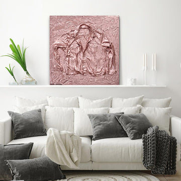 Fossil Levi’s Trucker Jacket in Copper (Original Painting)