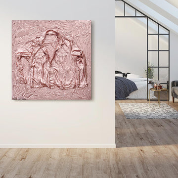 Fossil Levi’s Trucker Jacket in Copper (Original Painting)