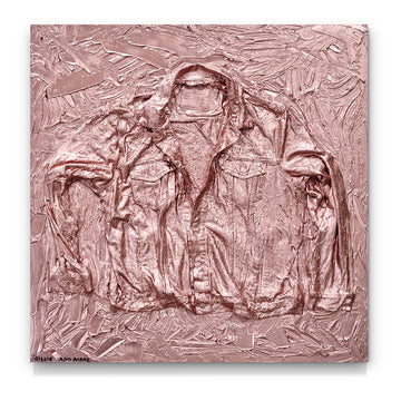 Fossil Levi’s Trucker Jacket in Copper (Original Painting)