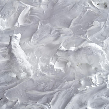 Polar Bears on the Moon (Original Painting)