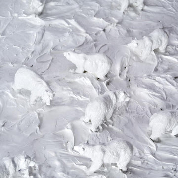 Polar Bears on the Moon (Original Painting)