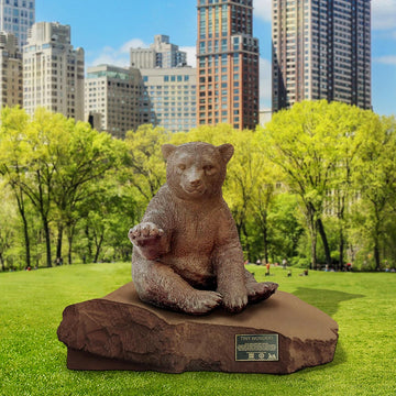 Tiny Baby Wonder Polar Bear (Bronze Sculpture)