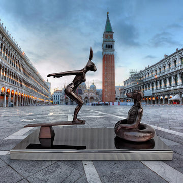 They Would Swim Until They Couldn't (Bronze Sculpture)