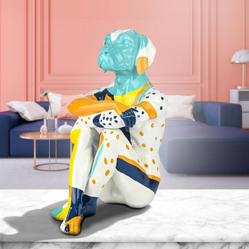 Splash Pop City Pup (Resin Sculpture)