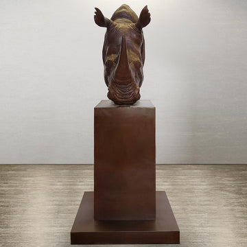 Fatu - Northern White Rhino of the Wild (Bronze Sculpture)