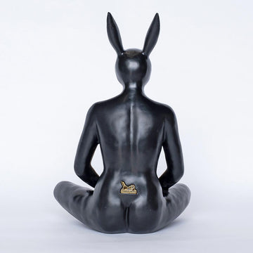 She held the golden pear (Resin Sculpture)