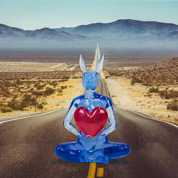 She gave her heart to her one love (Resin Sculpture)