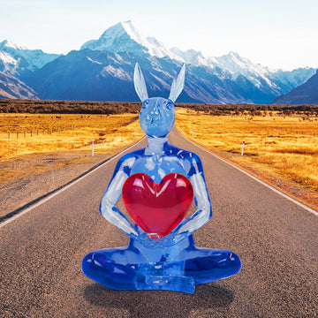 She gave her heart to her one love (Resin Sculpture)