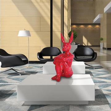 Ruby Rabbit (Fibreglass Sculpture)