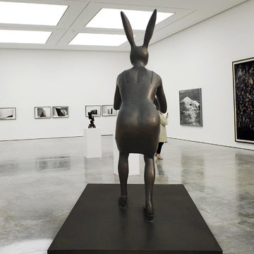 Paparazzi City Rabbitwoman (Bronze Sculpture)