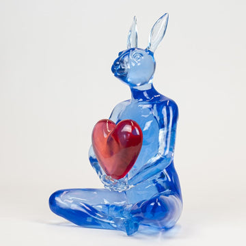 She gave her heart to her one love (Resin Sculpture)