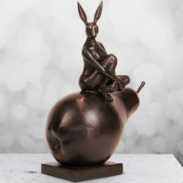 She Was Pearfect Just the Way She Was (Bronze Sculpture)