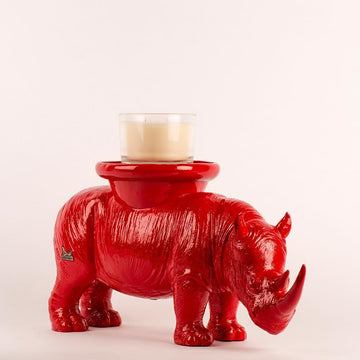 He carried love on his back wherever he went (Candle/Plant Holder Resin Sculpture)