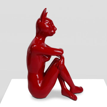 City Kitten (Resin Sculpture)