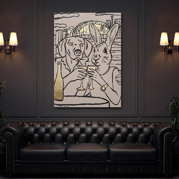 They Were Red Wine People (Original Painting)