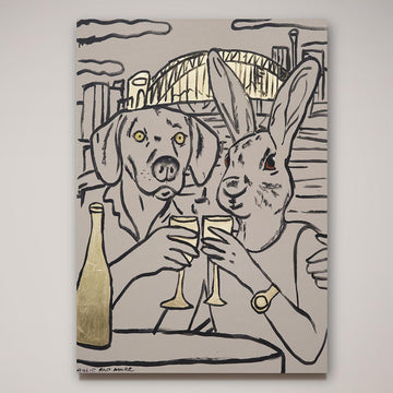 They Were Red Wine People (Original Painting)