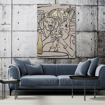 They Were Red Wine People (Original Painting)