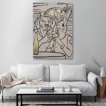 They Were Red Wine People (Original Painting)