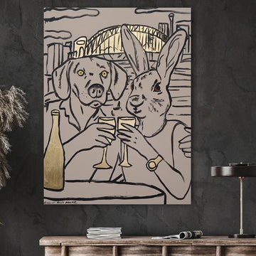 They Were Red Wine People (Original Painting)