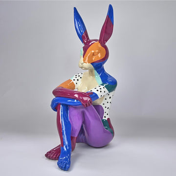 Splash Pop Lost Rabbit (Fibreglass Sculpture)