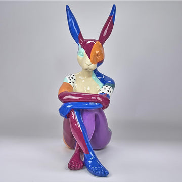 Splash Pop Lost Rabbit (Fibreglass Sculpture)
