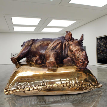 The Precious Rhino (Bronze Sculpture)