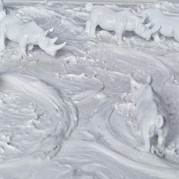 Rhinos Everywhere (Original Painting)