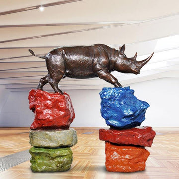 From Up Here He Could See The World (Bronze Sculpture)