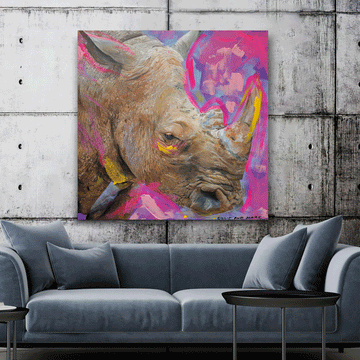 Through His Eyes He Saw a Beautiful World (Original Painting)