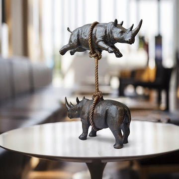 We will support each other (Bronze Sculpture)