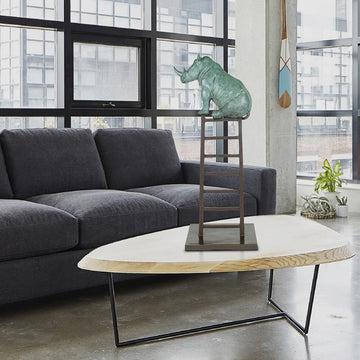 Rhino Was on a High (Bronze Sculpture)