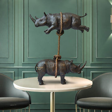 We will support each other (Bronze Sculpture)