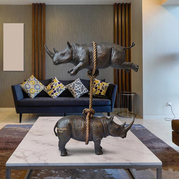 We will support each other (Bronze Sculpture)