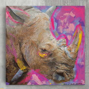 Through His Eyes He Saw a Beautiful World (Original Painting)